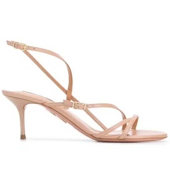 AUTHENTIC AQUAZZURA beige heels SZ 39 - Picture 4 of 11